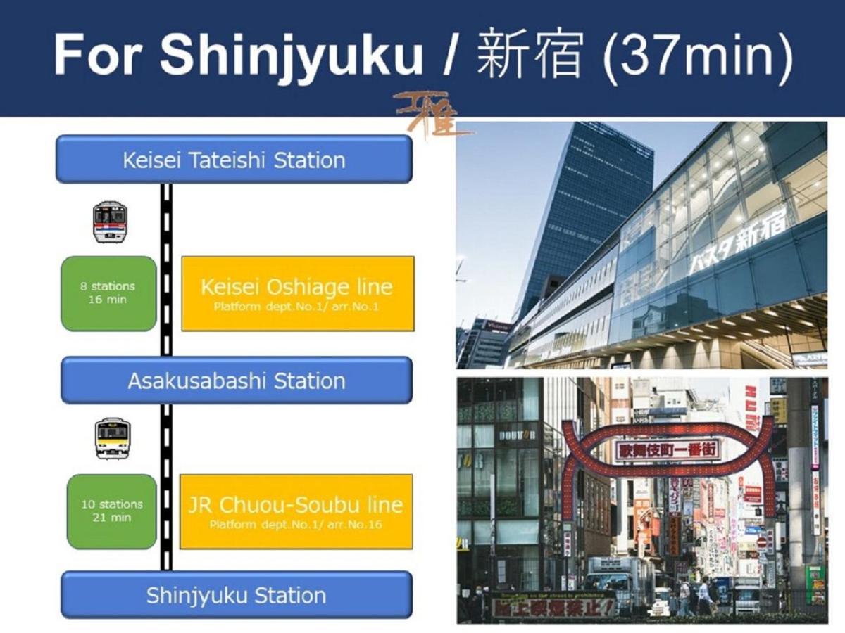 Vacation Rental Miyabi/Downtown/Tokyo Airport Eksteriør billede